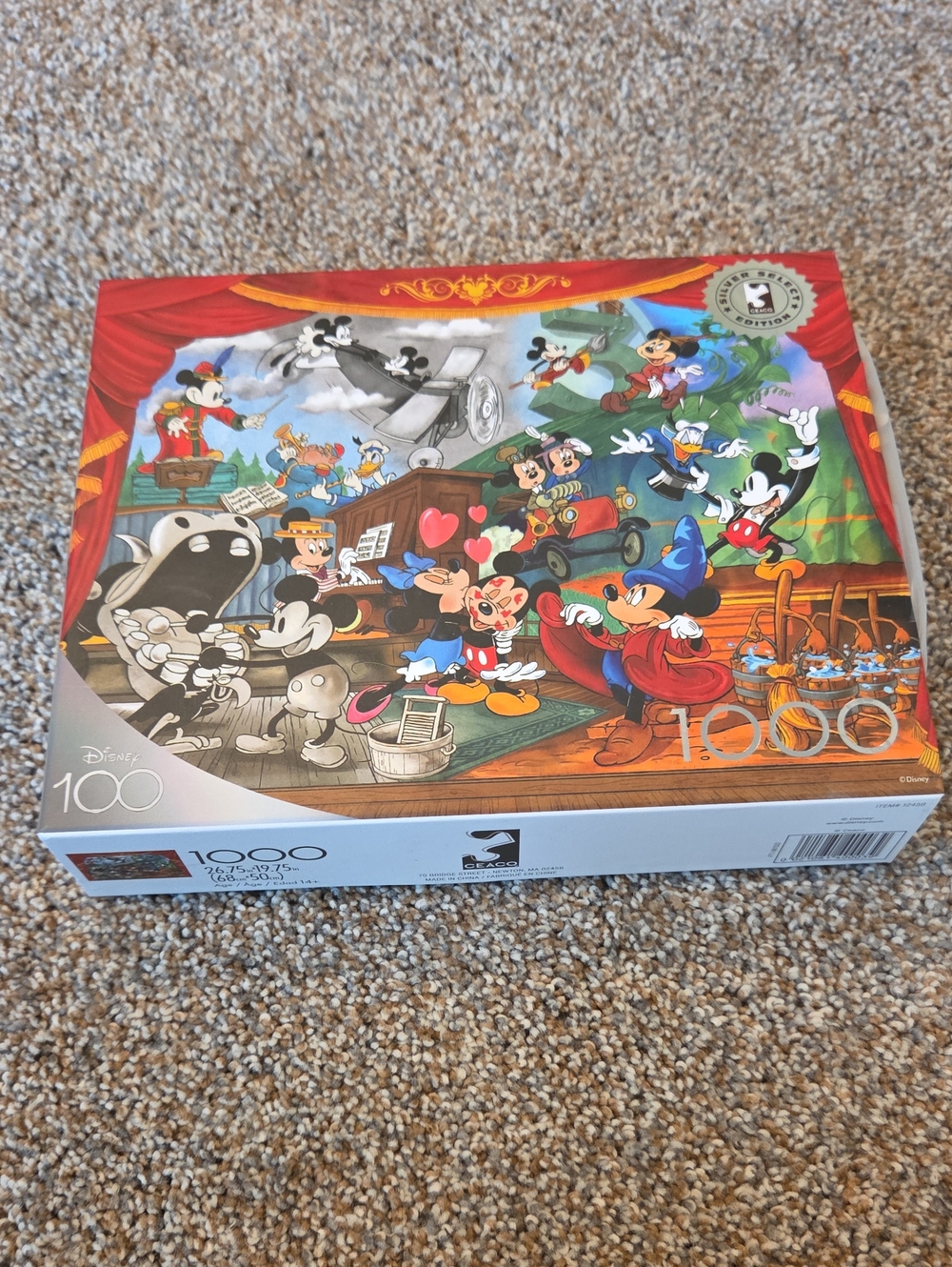 Disney Mickey Mouse Collectible 1000-Piece Puzzle — Micket through the years